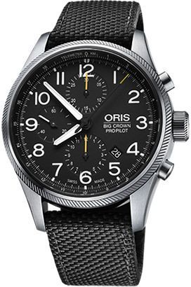 Oris Aviation  Black Dial 44 mm Automatic Watch For Men - 1