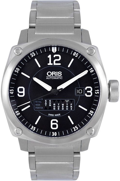 Oris BC4 Automatic Men Watches in Round case Black Dial