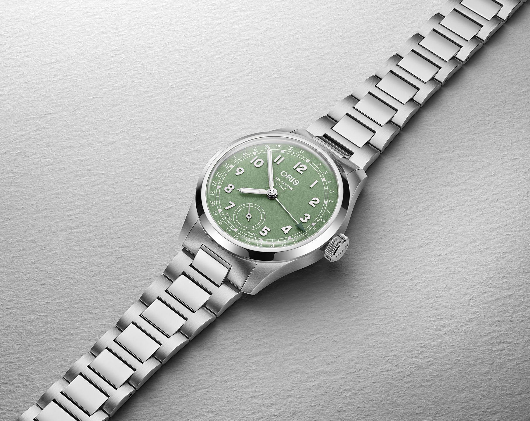 Oris Big Crown The New Big Crown Green Dial 40 mm Automatic Watch For Men - 3