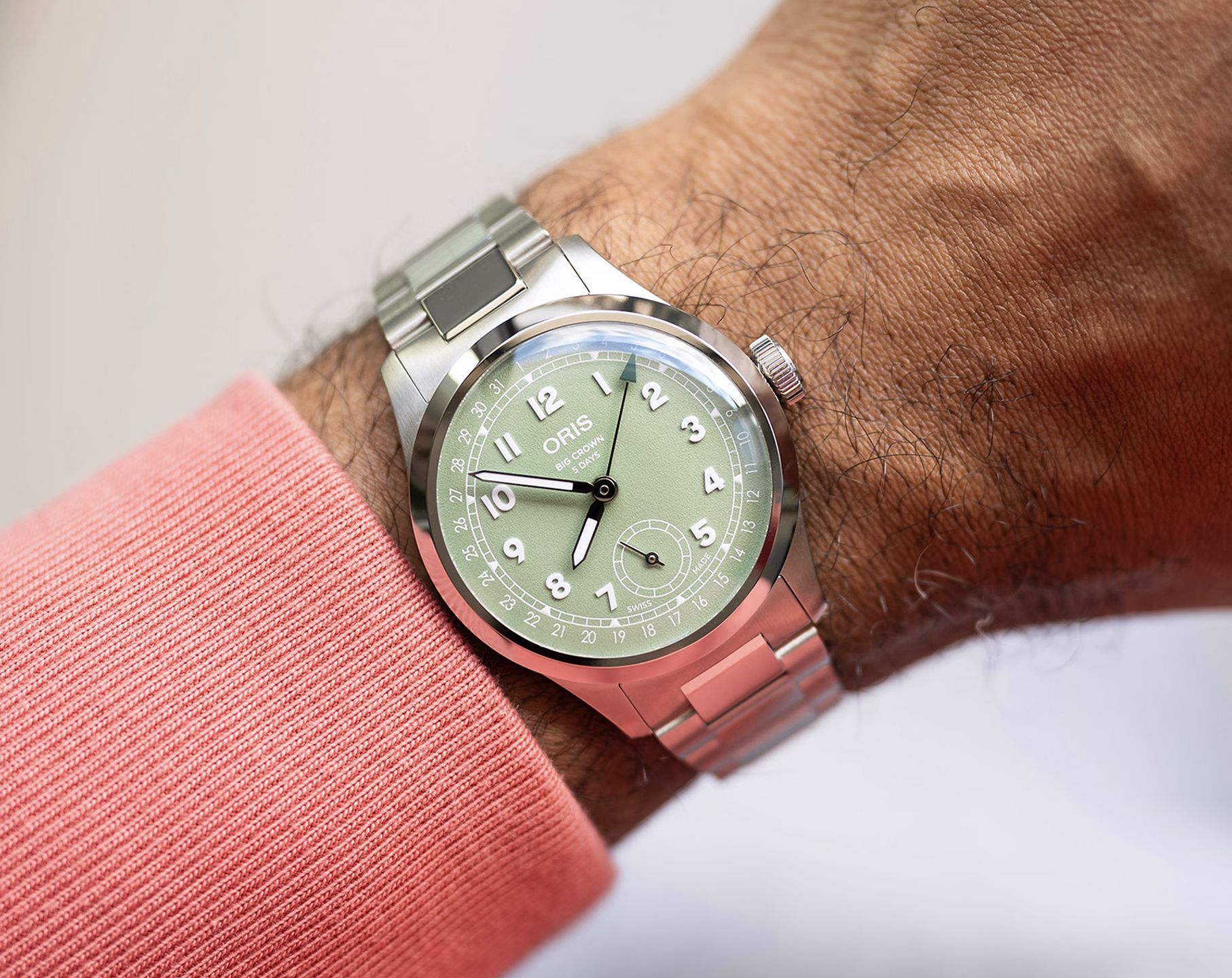 Oris Big Crown The New Big Crown Green Dial 40 mm Automatic Watch For Men - 5