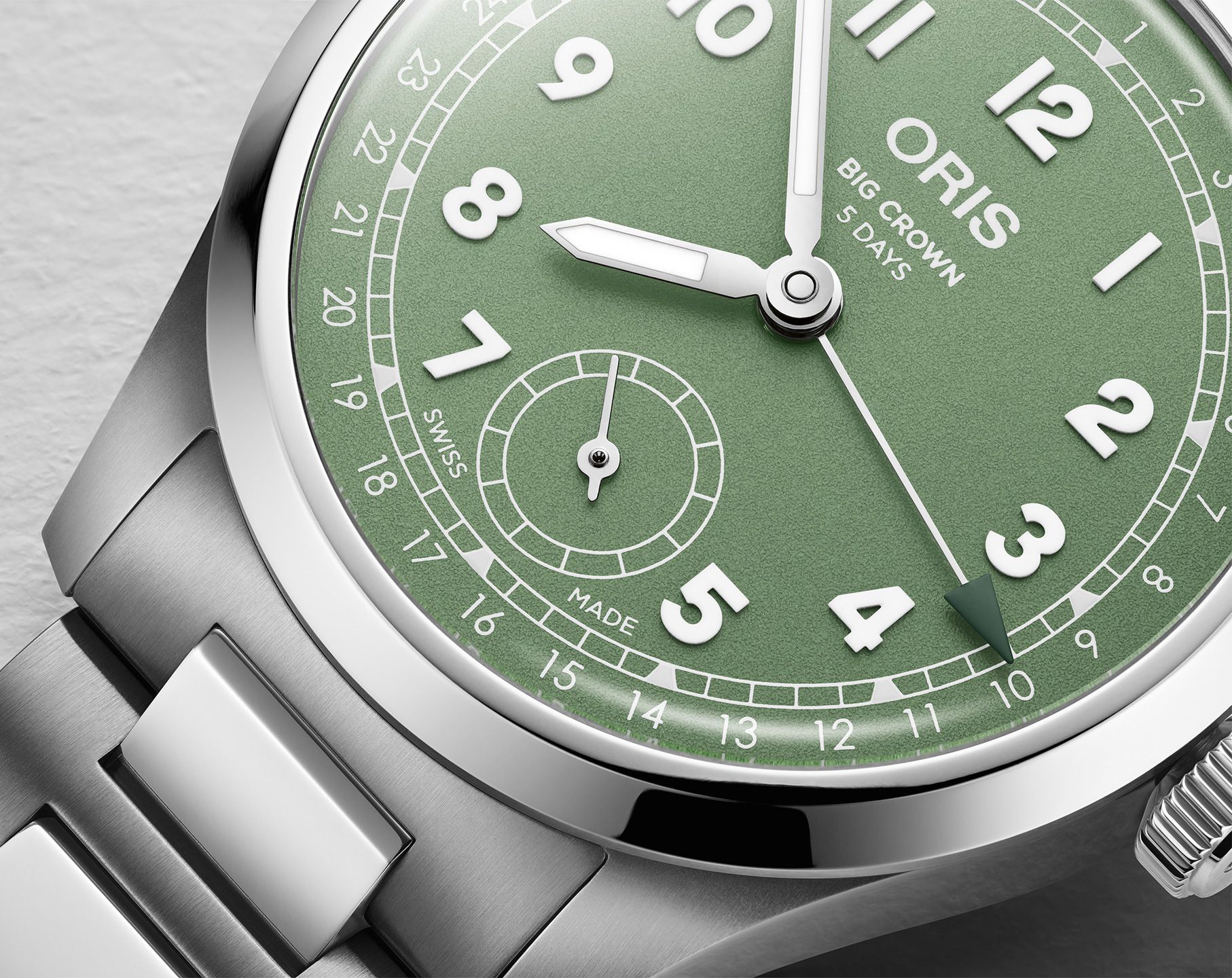 Oris Big Crown The New Big Crown Green Dial 40 mm Automatic Watch For Men - 6