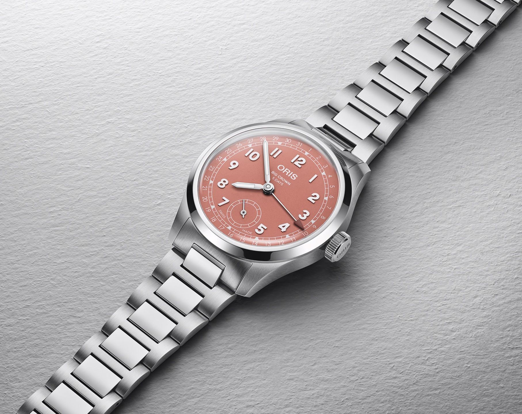 Oris Big Crown The New Big Crown Red Dial 40 mm Automatic Watch For Men - 3