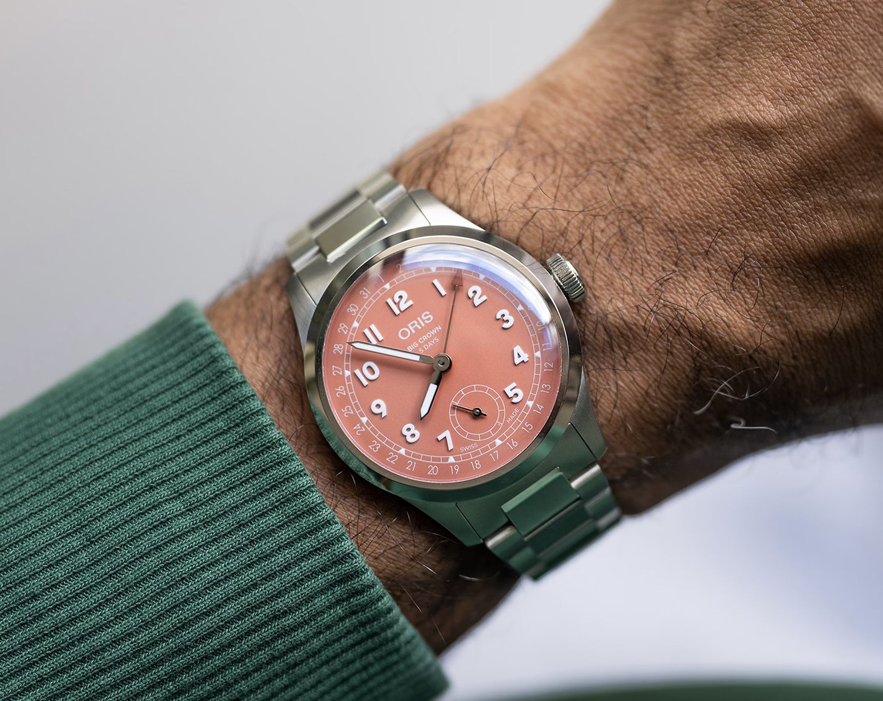 Oris Big Crown The New Big Crown Red Dial 40 mm Automatic Watch For Men - 4