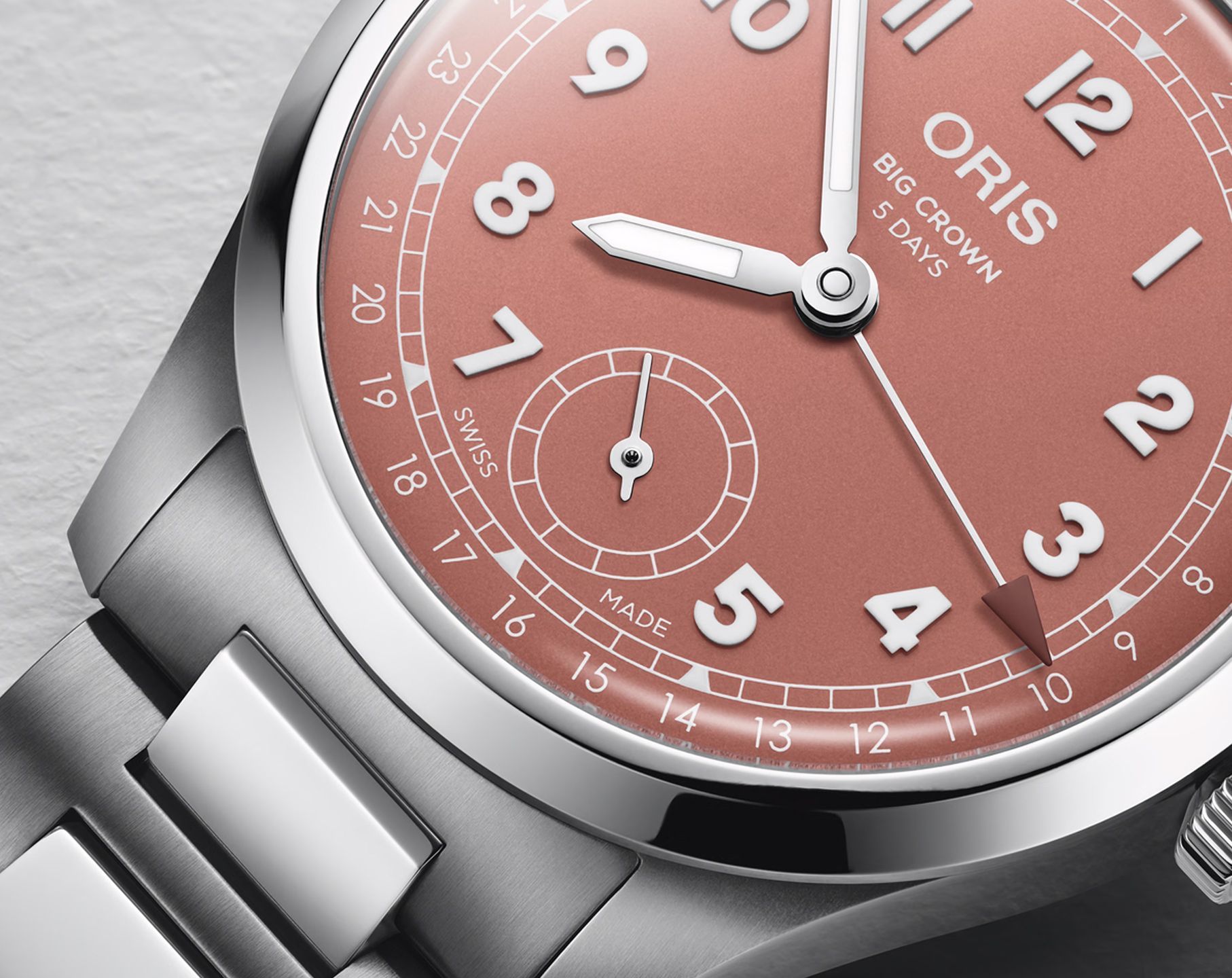 Oris Big Crown The New Big Crown Red Dial 40 mm Automatic Watch For Men - 5