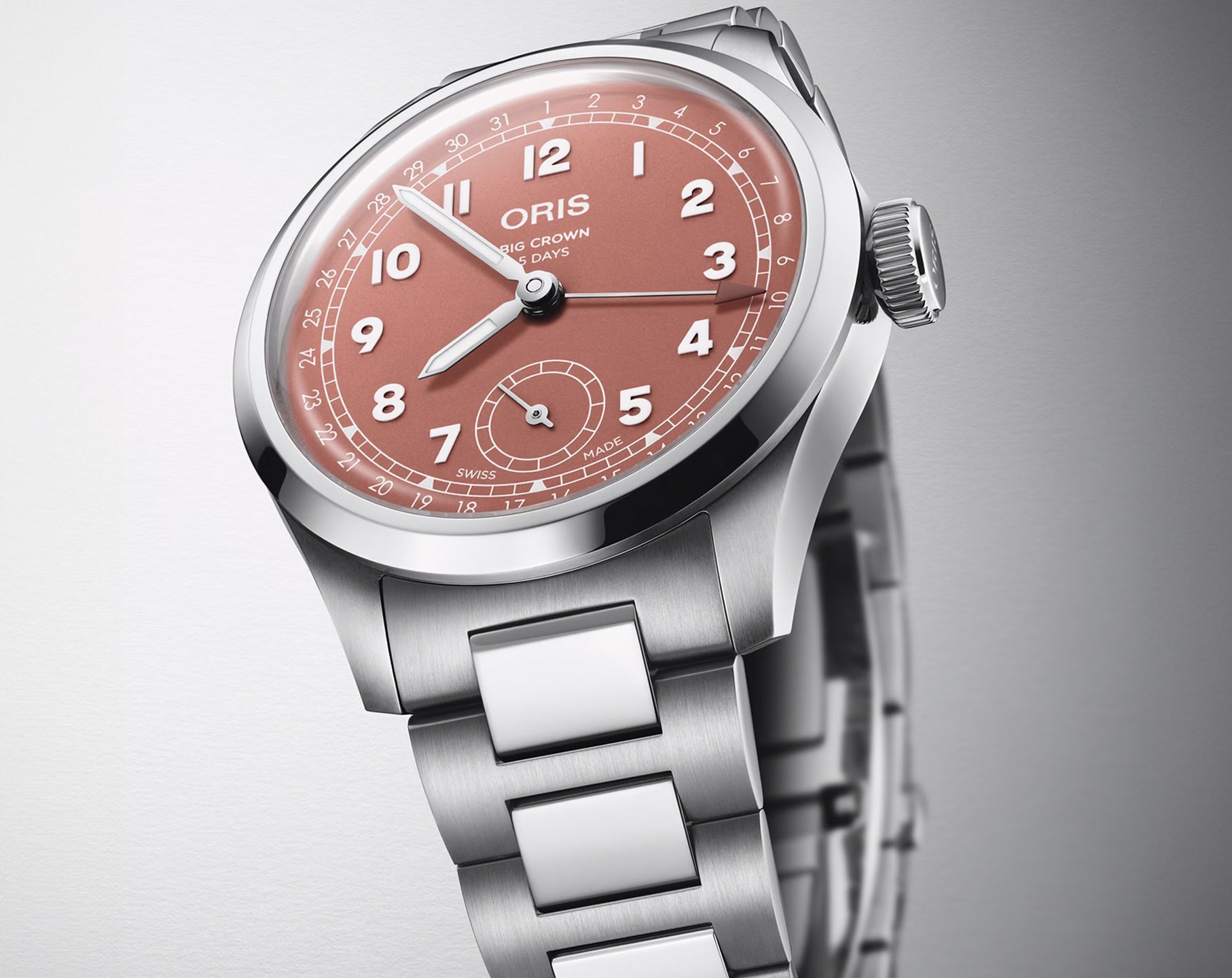 Oris Big Crown The New Big Crown Red Dial 40 mm Automatic Watch For Men - 6