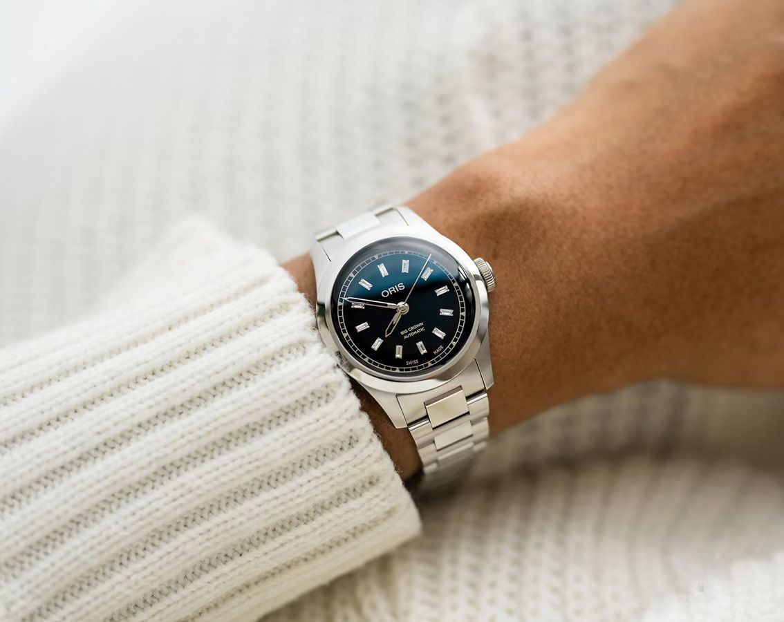 Oris Big Crown The New Big Crown Black Dial 34 mm Automatic Watch For Women - 4