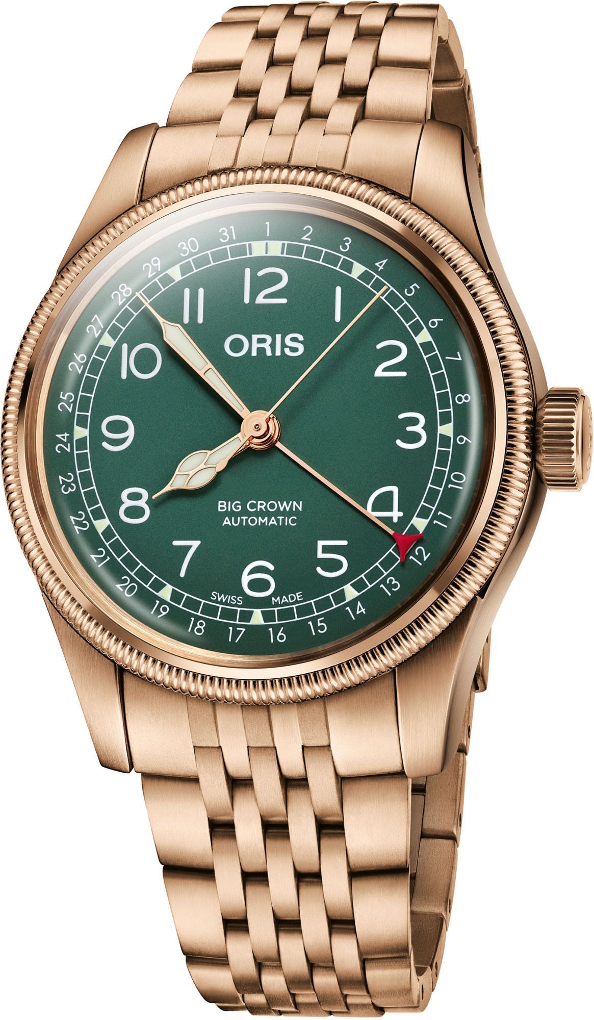 Oris Big Crown Big Crown Bronze Pointer Date Green Dial 40 mm Automatic Watch For Men - 1