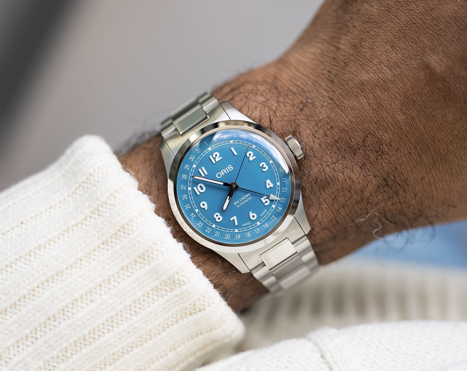 Oris Big Crown The New Big Crown Blue Dial 40 mm Automatic Watch For Men - 4