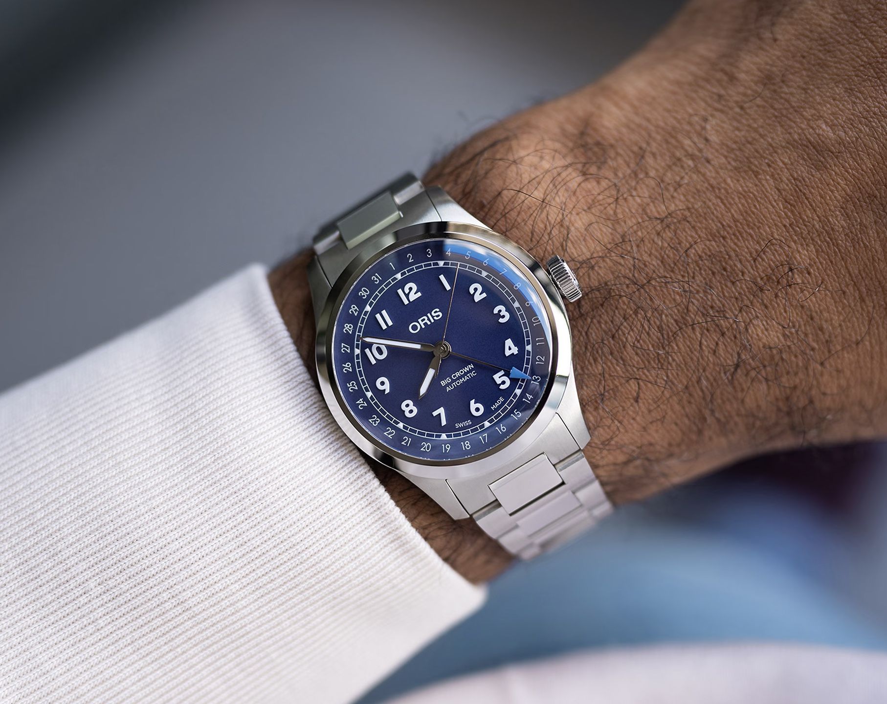 Oris Big Crown The New Big Crown Purple Dial 40 mm Automatic Watch For Men - 3