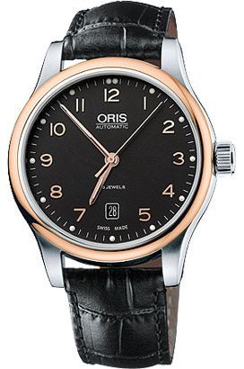 Oris Date 42 mm Watch in Black Dial For Men - 1