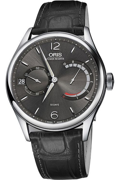 Oris  43 mm Watch in Grey Dial For Men - 1