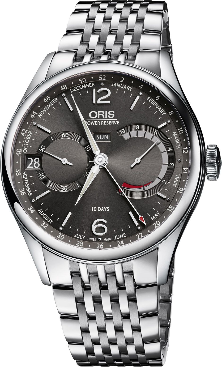 Oris Culture Artelier Anthracite Dial 43 mm Manual Winding Watch For Men - 1