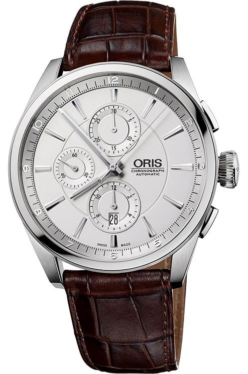 Oris  44 mm Watch in Silver Dial For Men - 1