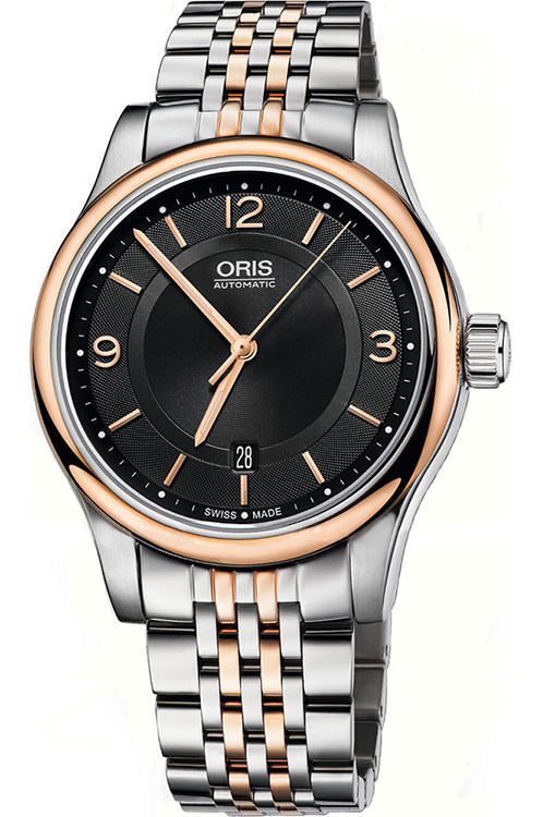 Oris Classic Date 42 mm Watch in Black Dial