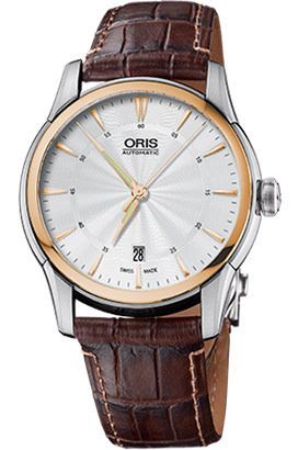 Oris  40 mm Watch in Silver Dial For Men - 1