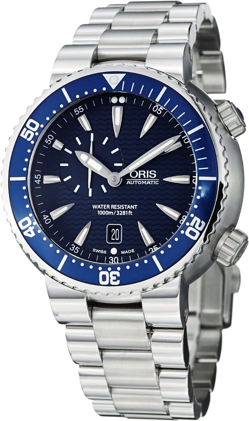 Oris Divers Small Second, Date Blue Dial 47 mm Automatic Watch For Men - 1