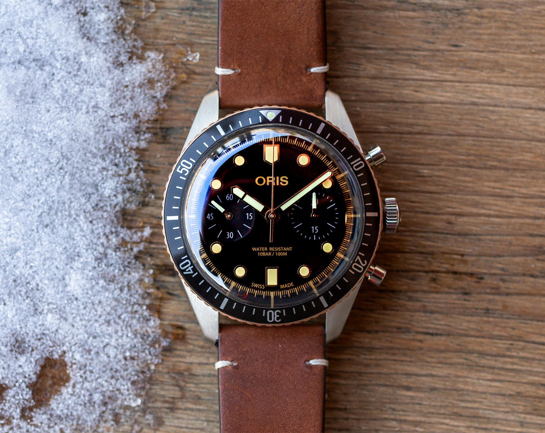Oris Divers Divers Sixty-Five Chronograph Black Dial 43 mm Automatic Watch For Men - 4