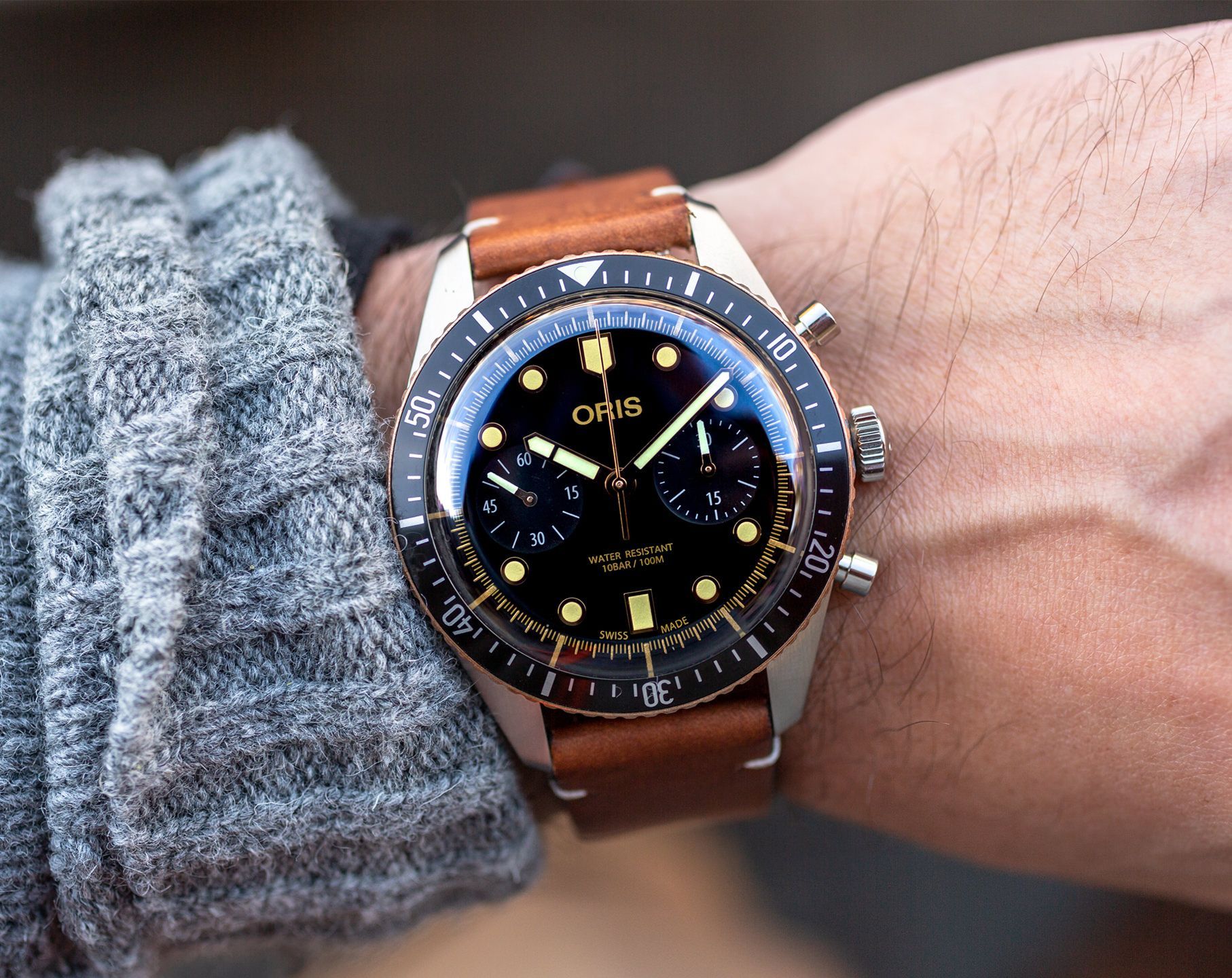 Oris Divers Divers Sixty-Five Chronograph Black Dial 43 mm Automatic Watch For Men - 5