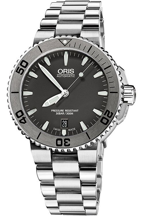 Oris Divine  Grey Dial 40 mm Automatic Watch For Men - 1