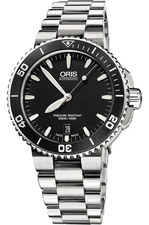 Oris  40 mm Watch in Black Dial For Men - 1