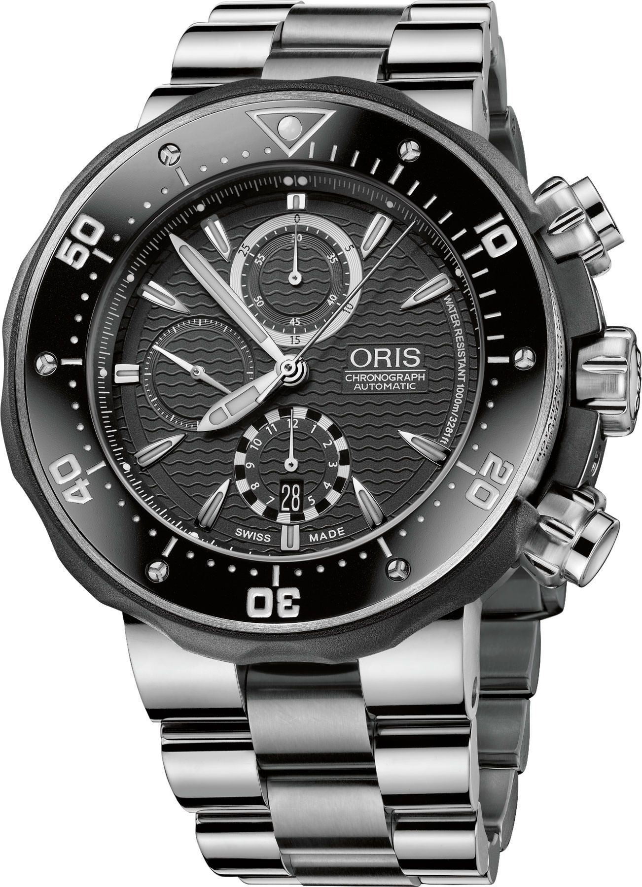Oris Diving Prodiver Black Dial 51 mm Automatic Watch For Men - 1