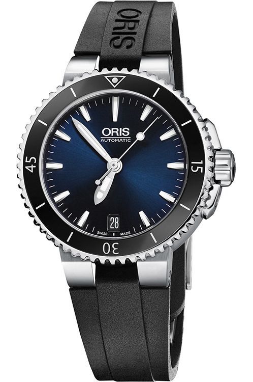 Oris Diving  Blue Dial 36 mm Automatic Watch For Women - 1