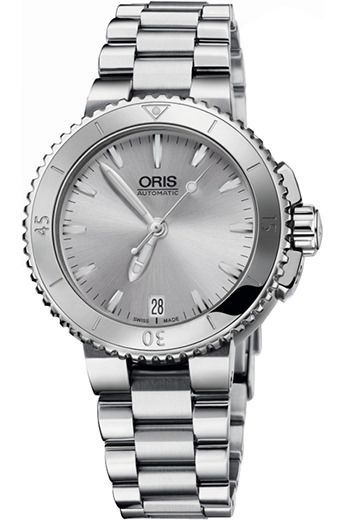 Oris  36 mm Watch in Silver Dial For Women - 1