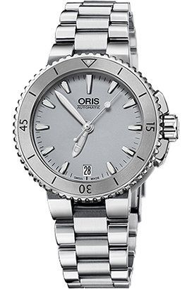 Oris Diving  Grey Dial 36 mm Automatic Watch For Women - 1