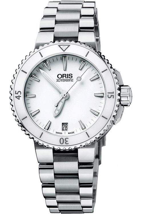 Oris  36 mm Watch in White Dial For Women - 1