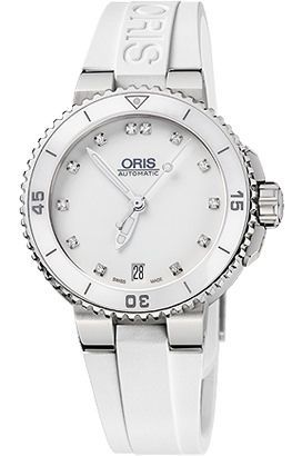 Oris Diving  White Dial 36 mm Automatic Watch For Women - 1
