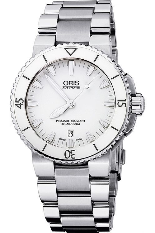 Oris Diving  White Dial 43 mm Automatic Watch For Men - 1