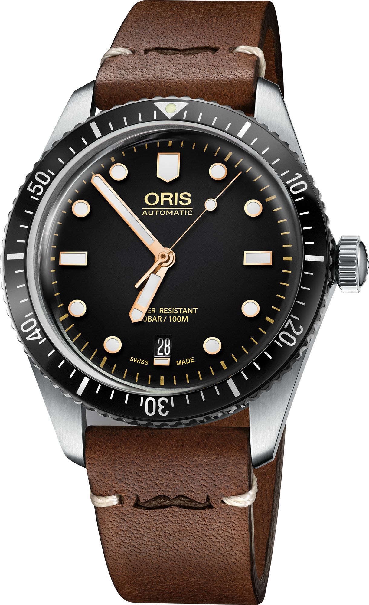 Oris Diving Movember Special Edition Black Dial 40 mm Automatic Watch For Men - 1