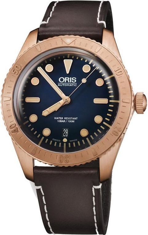 Oris Diving Carl Brashear Blue Dial 42 mm Automatic Watch For Men - 1