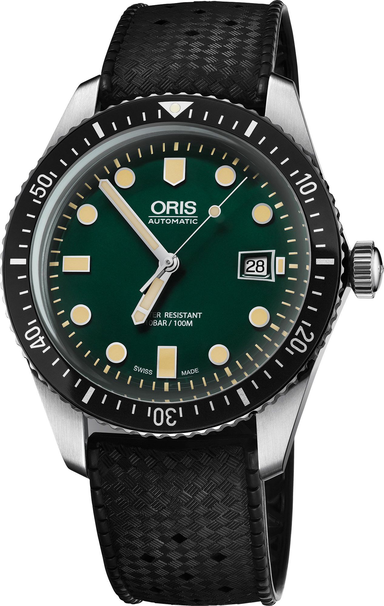 Oris Divers Sixty-Five 42 mm Watch in Green Dial For Men - 1