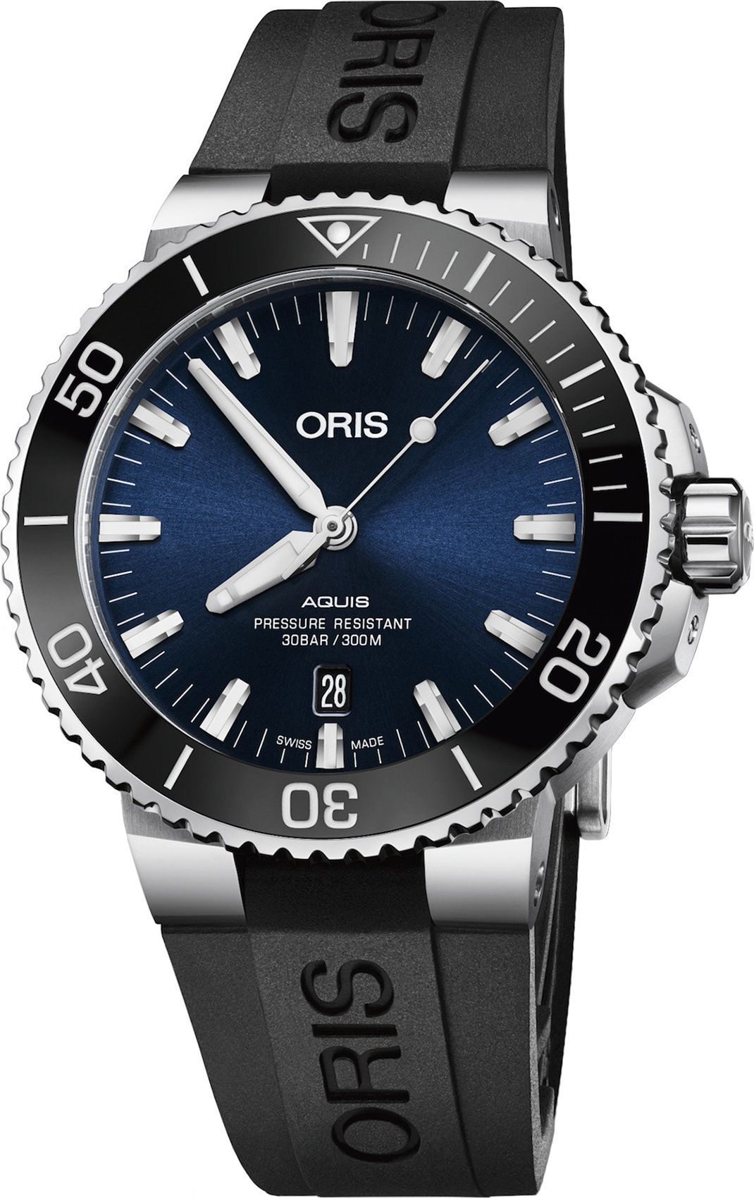 Oris Aquis Aquis Date Blue Dial 43.5 mm Automatic Watch For Men - 1