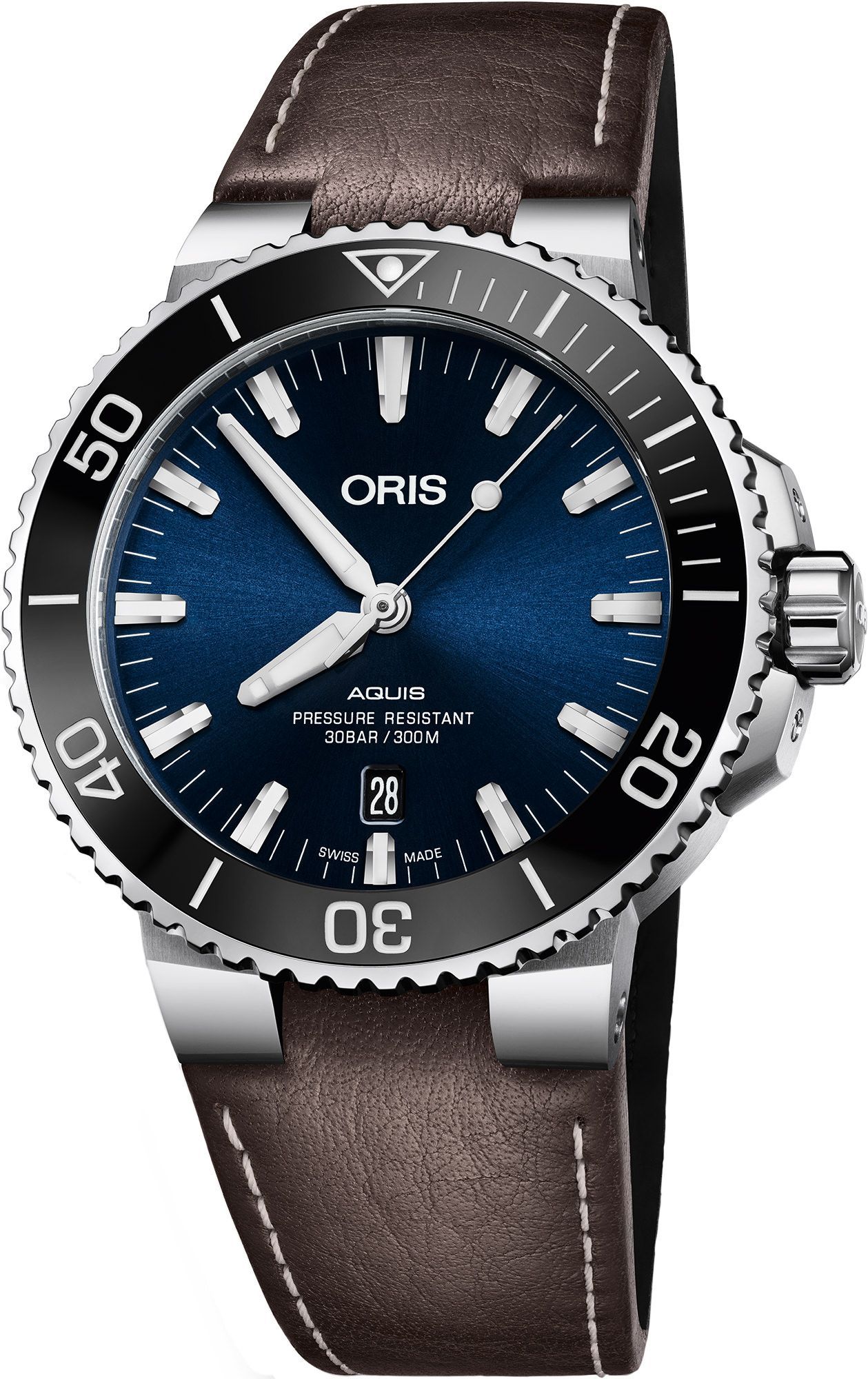 Oris Aquis Aquis Date Blue Dial 43.5 mm Automatic Watch For Men - 1