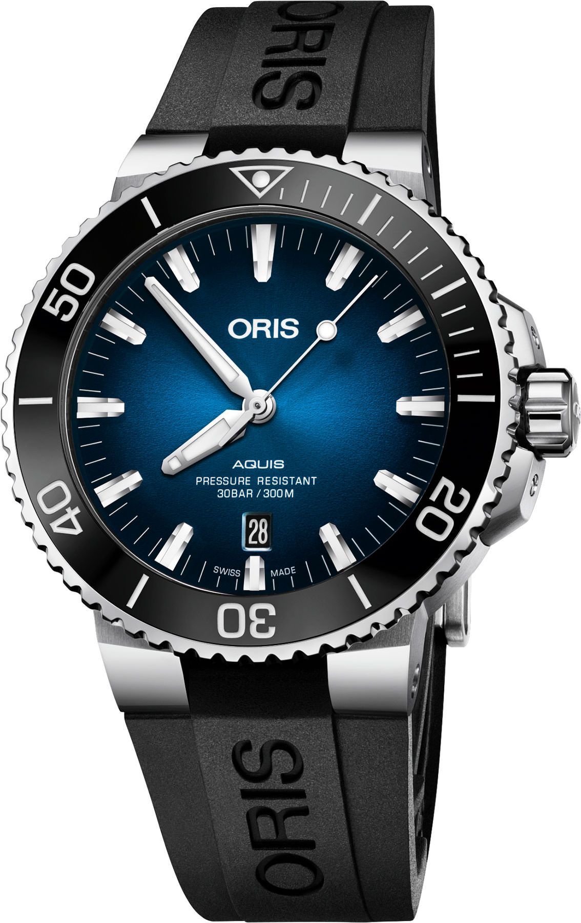 Oris Diving Aquis Date Blue Dial 43.5 mm Automatic Watch For Men - 1