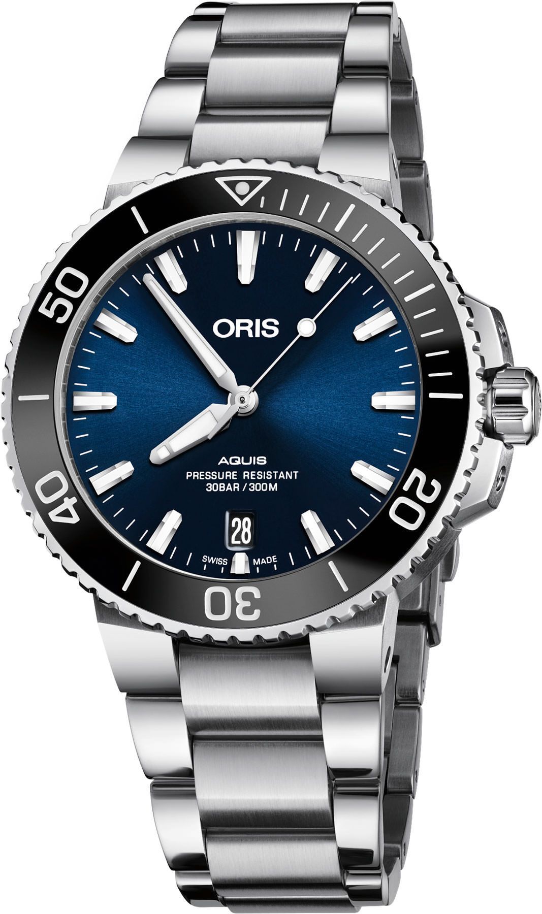 Oris Aquis Aquis Date Blue Dial 39.5 mm Automatic Watch For Men - 1