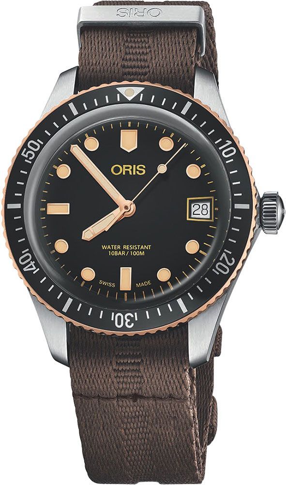 Oris Diving Divers Sixty-Five Black Dial 36 mm Automatic Watch For Women - 1