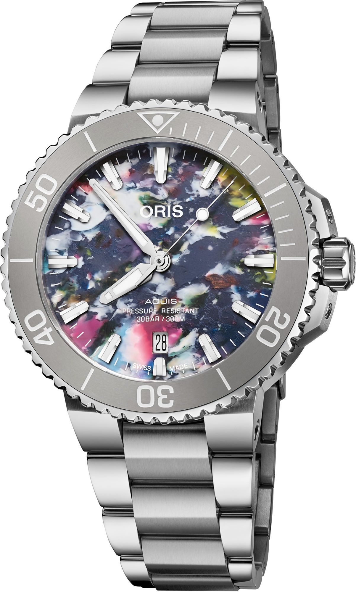 Oris Aquis Aquis Date Multicolor Dial 41.50 mm Automatic Watch For Men - 1