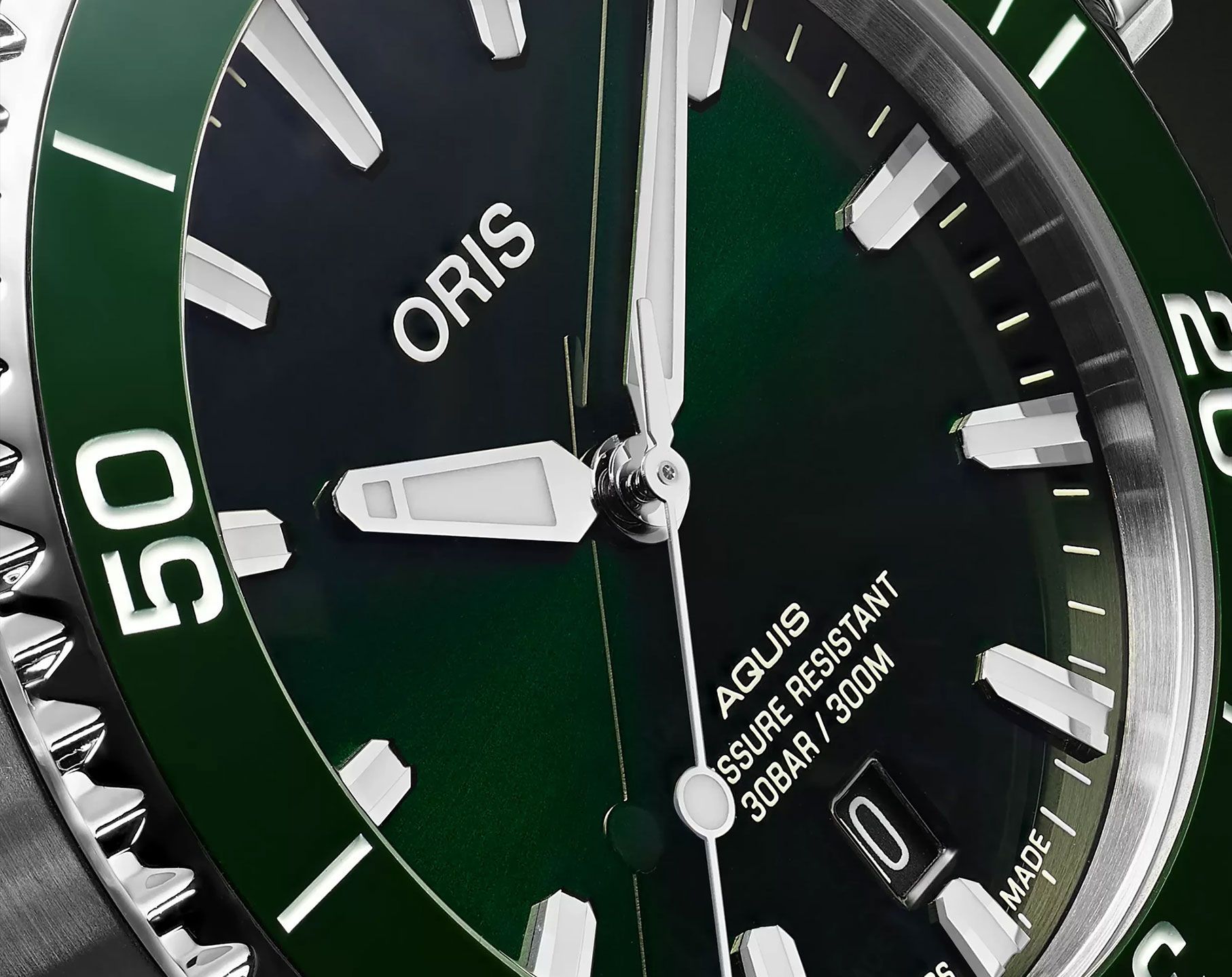 Oris Aquis Aquis Date Green Dial 41.50 mm Automatic Watch For Men - 6