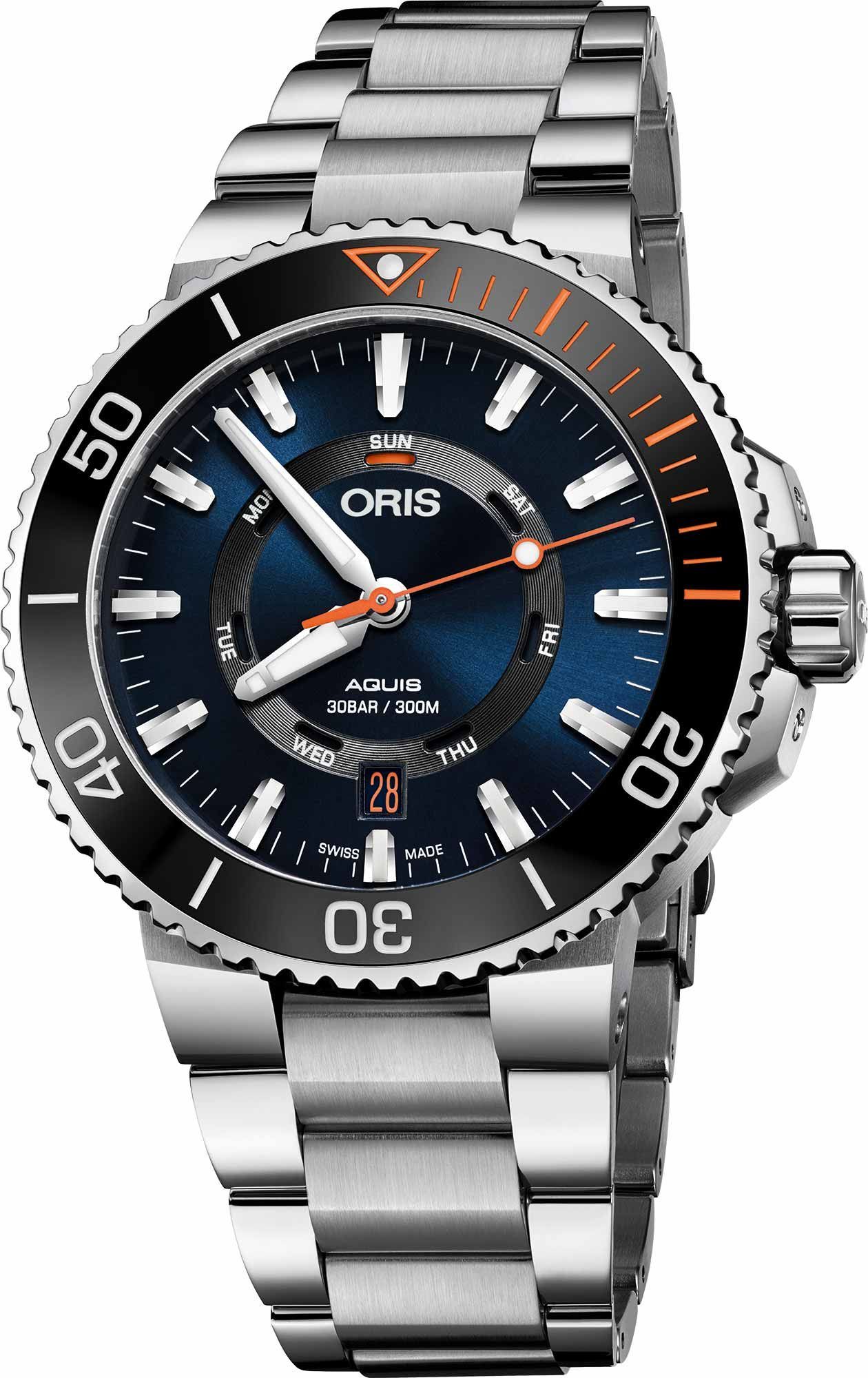 Oris Diving Oris Staghorn Blue Dial 43.5 mm Automatic Watch For Men - 1