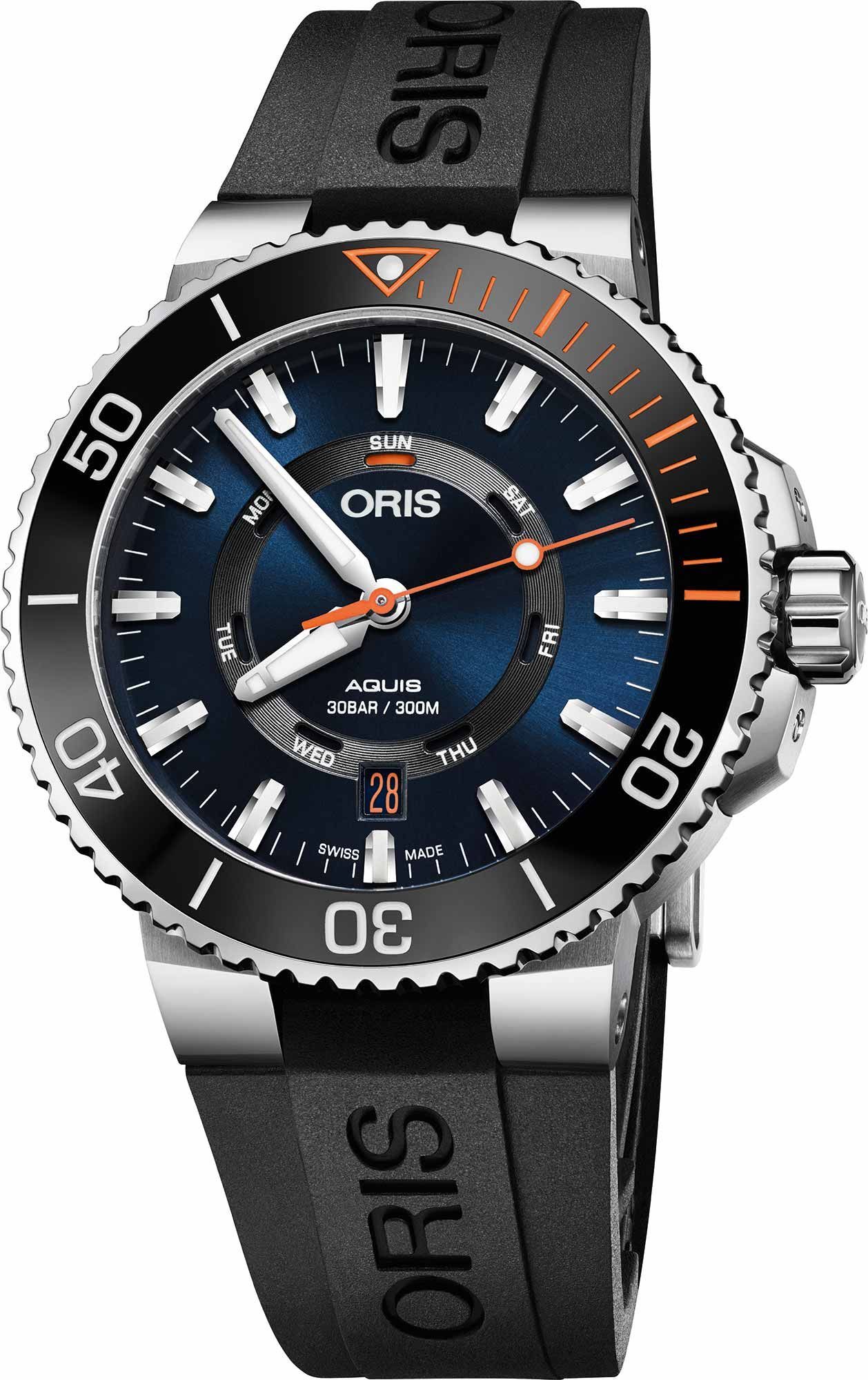 Oris Diving Oris Staghorn Blue Dial 43.5 mm Automatic Watch For Men - 1