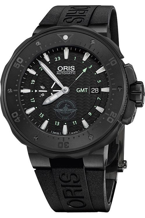Oris Diving  Black Dial 49 mm Automatic Watch For Men - 1