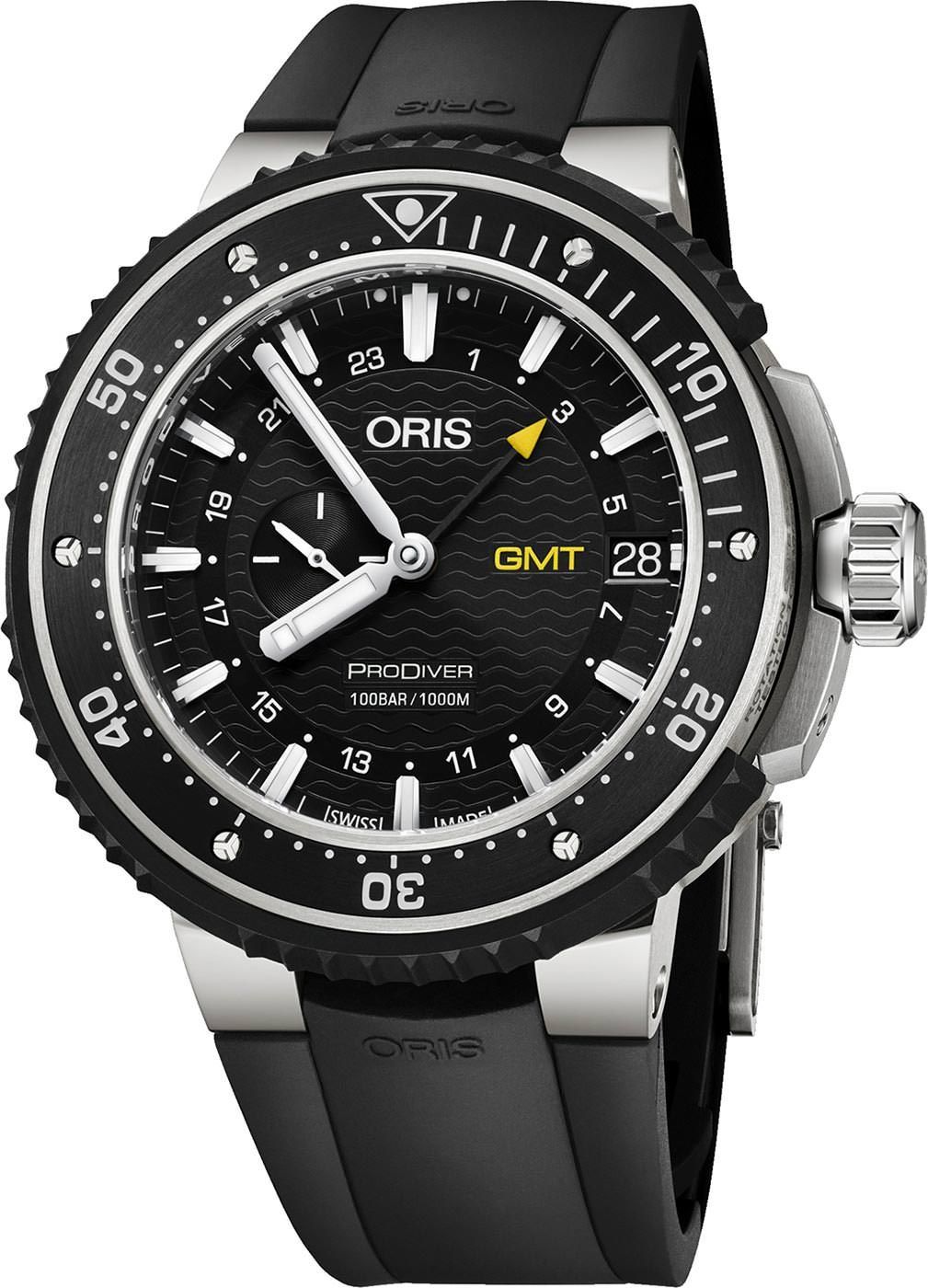 Oris ProDiver ProDiver GMT Black Dial 49 mm Automatic Watch For Men - 1