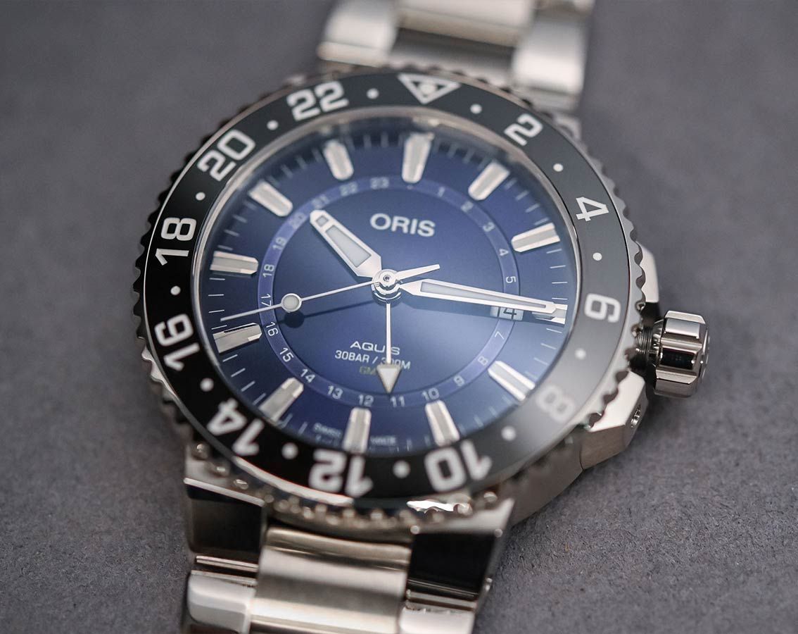 Oris divers store gmt date