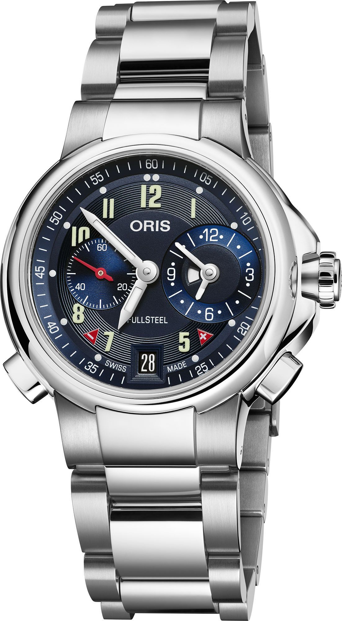 Oris Full Steel Hölstein Edition 2022 Blue Dial 36.50 mm Automatic Watch For Men - 1