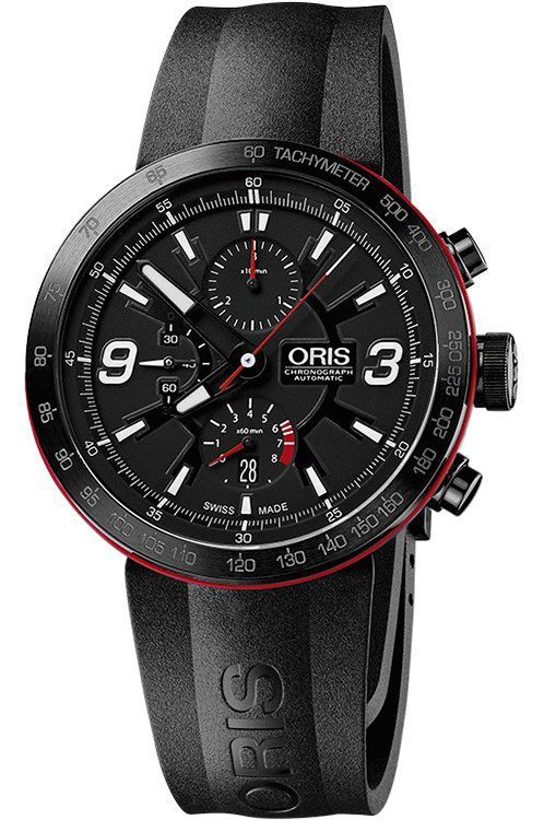 Oris Motor Sport  Black Dial 45 mm Automatic Watch For Men - 1