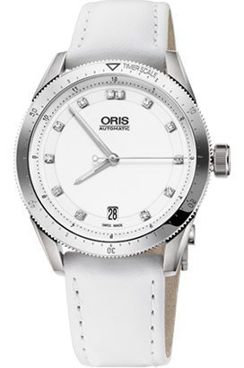 Oris Motor Sport  White Dial 37 mm Automatic Watch For Women - 1