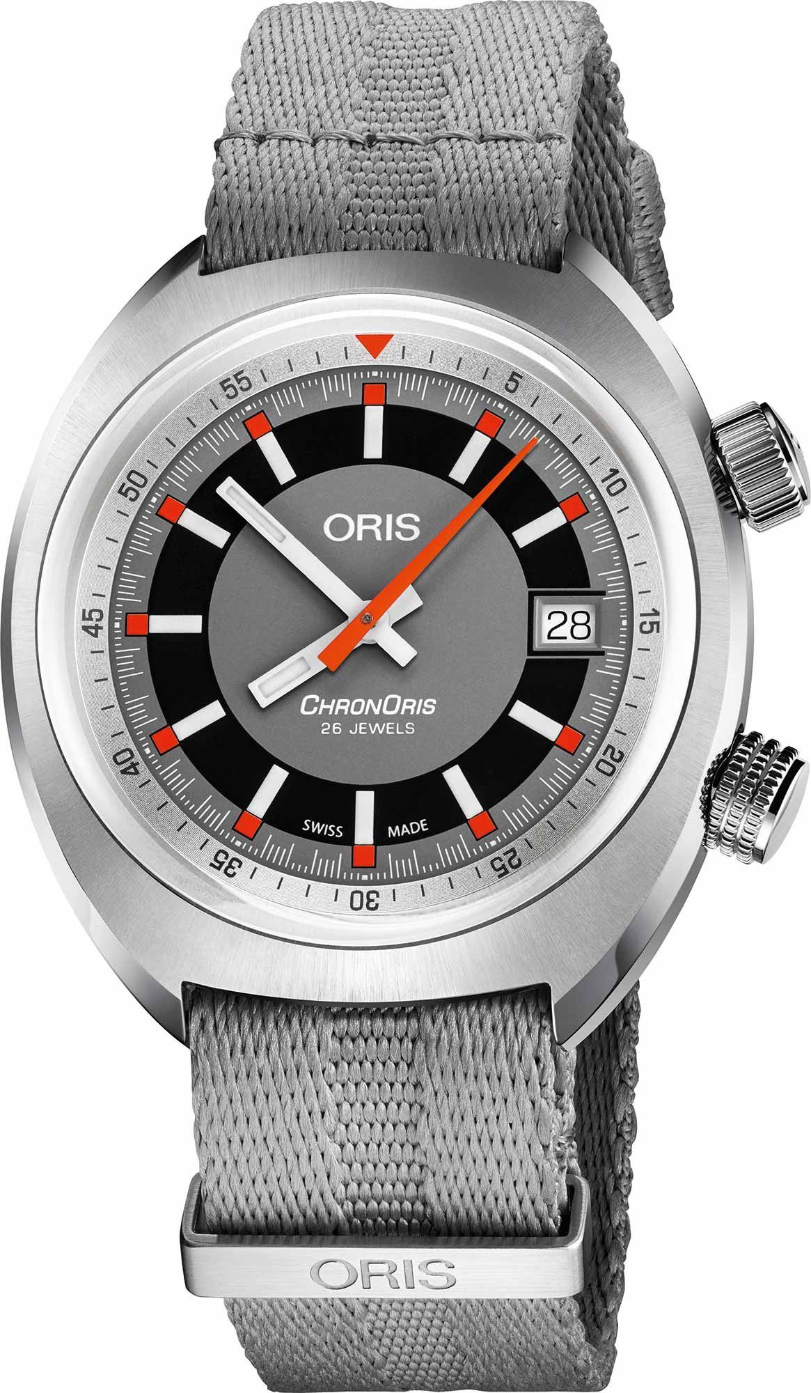 Oris Motor Sport Chronoris Grey Dial 39 mm Automatic Watch For Unisex - 1
